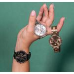 Dámské Náramkové hodinky Nepromokavé v šedé barvě leštěné s quartzovým pohonem ocelové se safírovým sklíčkem s voděodolností 5 Bar 