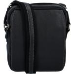 Luxusní pánská kožená taška přes rameno černá - Hexagona Yasser černá