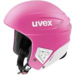 Dámské Lyžařské helmy Uvex v růžové barvě z hardshellu o velikosti 52 cm 