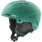 Dámské Lyžařské helmy Uvex v zelené barvě z plastu ve velikosti M o velikosti 58 cm 