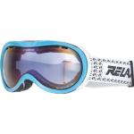 Lyžařské brýle Relax v modré barvě z polykarbonátu na zimu 