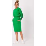 Dámské Pouzdrové sukně Moe v zelené barvě ve velikosti XXL ve slevě plus size 