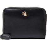 Dámské Designer Luxusní peněženky Ralph Lauren Ralph v černé barvě z kůže ve slevě 