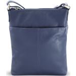 Kožené kabelky Arwel v tmavě modré barvě v elegantním stylu z kůže 