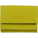 Malá kožená peněženka SG-1756 neon lime, SEGALI