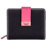 Dámské Luxusní peněženky Vuch v růžové barvě s puntíkovaným vzorem z koženky 