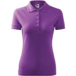 Dámská  Dlouhá trička Malfini ve fialové barvě v elegantním stylu z bavlny ve velikosti XXL plus size 
