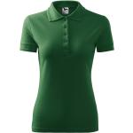 Dámská  Dlouhá trička Malfini v zelené barvě v elegantním stylu z bavlny ve velikosti XXL plus size 