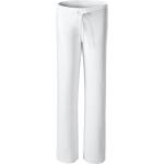 Dámské Elegantní kalhoty Malfini v bílé barvě z bavlny ve velikosti L 