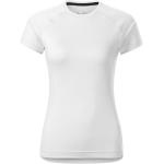 Dámská  Dlouhá trička Malfini v bílé barvě z polyesteru 