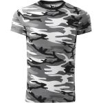 MALFINI Maskáčové tričko Camouflage - Maskáčová šedá | S
