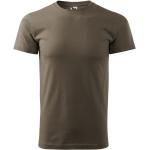 Pánská  Reklamní trička Malfini v army stylu z bavlny ve velikosti M 