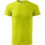 Pánská  Reklamní trička Malfini v žluté barvě z bavlny ve velikosti S 