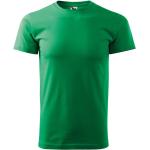 Pánská  Reklamní trička Malfini v zelené barvě z bavlny ve velikosti L 