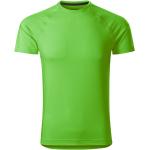 Pánská  Dlouhá trička Malfini v jablkově zelené barvě z polyesteru ve velikosti XXL plus size 