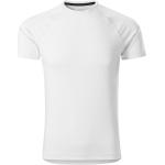 Pánská  Dlouhá trička Malfini v bílé barvě z polyesteru ve velikosti XXL plus size 