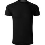 Pánská  Dlouhá trička Malfini v černé barvě z polyesteru ve velikosti 3 XL plus size 