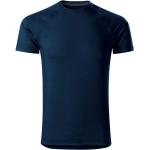 Pánská  Dlouhá trička Malfini v modré barvě z polyesteru ve velikosti S 