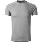 Pánská  Dlouhá trička Malfini v tmavě šedivé barvě z polyesteru ve velikosti XXL plus size 