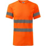 Pánská  Trička Malfini v oranžové barvě z polyesteru ve velikosti XXL plus size 