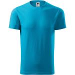Pánská  Sportovní trička Malfini v tyrkysové barvě z bavlny ve velikosti XS 
