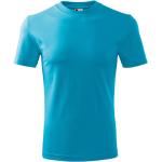 Pánská  Sportovní trička Malfini v tyrkysové barvě z bavlny ve velikosti S 