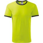 Pánská  Sportovní trička Malfini v žluté barvě z bavlny Oeko-tex ve velikosti S 