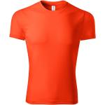 Pánská  Sportovní trička Malfini v neonově oranžové barvě z polyesteru Oeko-tex ve velikosti S 