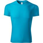 Pánská  Sportovní trička Malfini v tyrkysové barvě z polyesteru Oeko-tex ve velikosti S 