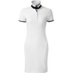 Dámské Denní šaty Malfini v bílé barvě z bavlny ve velikosti XXL plus size 