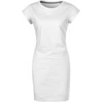 Dámské Letní šaty Malfini v bílé barvě z bavlny ve velikosti XXL plus size 