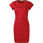 Dámské Letní šaty Malfini v červené barvě z bavlny ve velikosti XS 