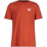 Pánská  Sportovní trička Maloja v červené barvě v etno stylu ve velikosti L ve slevě 