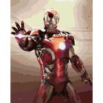 Malování podle čísel - Iron Man v boji
