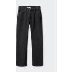 Dámské Straight Fit džíny Mango v černé barvě ve velikosti XL ve slevě 