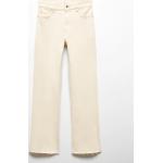 Dámské Straight Fit džíny Mango v béžové barvě ve velikosti XL 