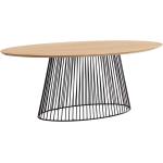 Jídelní stoly v elegantním stylu z kovu oválné 