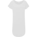 Dámské BIO Tričkové šaty Mantis v bílé barvě z bavlny Oeko-tex ve velikosti L s krátkým rukávem veganské 