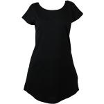 Dámské BIO Tričkové šaty Mantis v černé barvě z bavlny Oeko-tex ve velikosti M s krátkým rukávem veganské udržitelná móda 