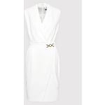 Dámské Koktejlové šaty Guess Marciano v bílé barvě ze syntetiky ve velikosti XL ve slevě 