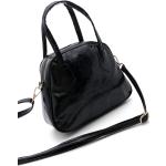 Dámské Messenger tašky přes rameno v černé barvě v minimalistickém stylu z koženky ve slevě 