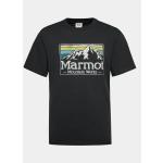 Marmot T-Shirt MMW Gradient M14823 Černá Regular Fit