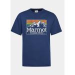 Marmot T-Shirt MMW Gradient M14823 Modrá Regular Fit