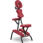 Židle v červené barvě z ocele 