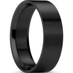 Pánské Snubní prsteny Lucléon v černé barvě z nerezové oceli matné Svatební hosté 