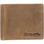 Kožené peněženky Meatfly v minimalistickém stylu z kůže s blokováním RFID 
