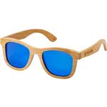 Polarizační sluneční brýle Meatfly v modré barvě ze dřeva ve velikosti Onesize 