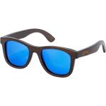 Polarizační sluneční brýle Meatfly v tmavě modré barvě ze dřeva ve velikosti Onesize 