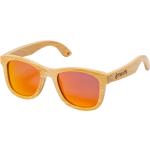 Polarizační sluneční brýle Meatfly v oranžové barvě ze dřeva ve velikosti Onesize 
