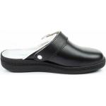 Dámské Kožené pantofle Abeba v černé barvě z kůže ve velikosti 37 protiskluzové 